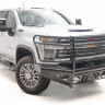 Передний бампер с защитной дугой Black Steel Chevrolet Silverado 2500/3500 15-19 Fab Fours CH14-S3060-1