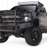 Передний бампер с защитной дугой Black Steel Chevrolet Silverado 2500/3500 15-19 Fab Fours CH14-S3060-1