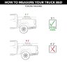Крышка багажника складная мягкая Toyota Tacoma 16-23 5'1" Trifecta 2.0 Extang 92830