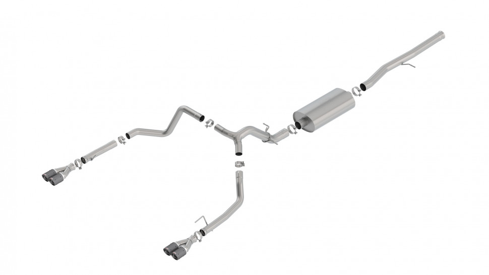 Выхлопная система Chevrolet Silverado/GMC Sierra 1500 19-22 Borla 140772CF