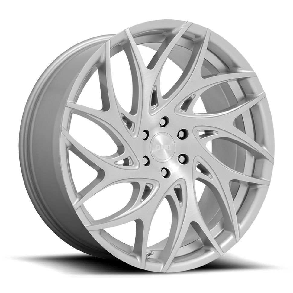 Колесный диск DUB Wheels G.O.A.T S261 Silver Brushed 24x10 ET+15 S261240090+15