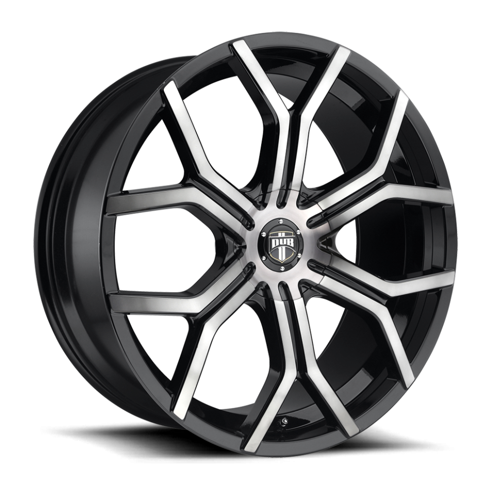 Колесный диск DUB Wheels Royalty S209 Gloss Machined Double Dark Tint 24x9.5 ET+30 S209249597+30