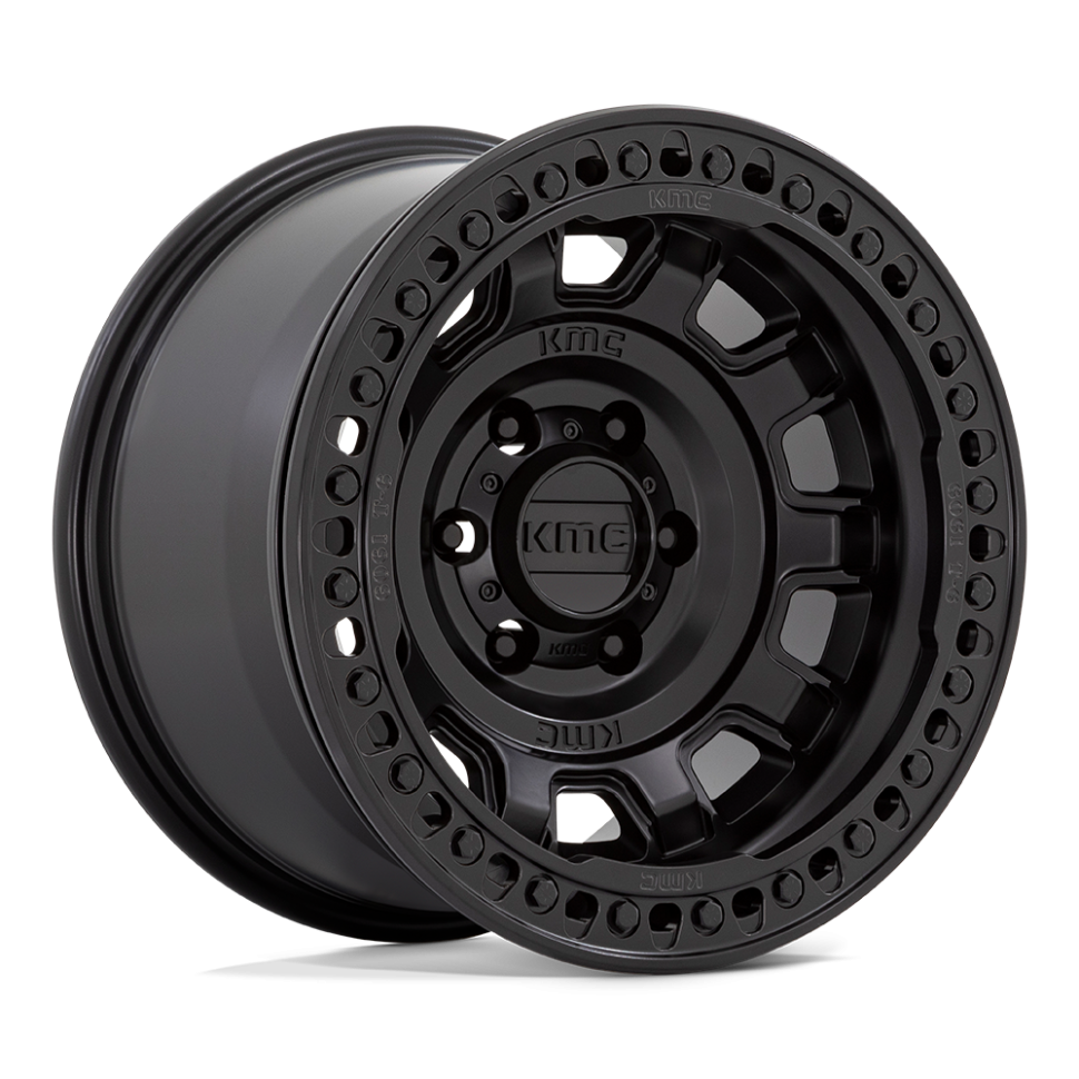 Колесный диск KMC Wheels Tank Beadlock Satin Black 17x9 ET-15 KM23679050715N