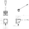 Дополнительная Led фара 2.1x2.1" Wide Cornering S1 Baja Designs 380005WT