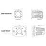 Дополнительная Led фара скрытого монтажа 2x3" Flood Ignite Rigid Industries 20621