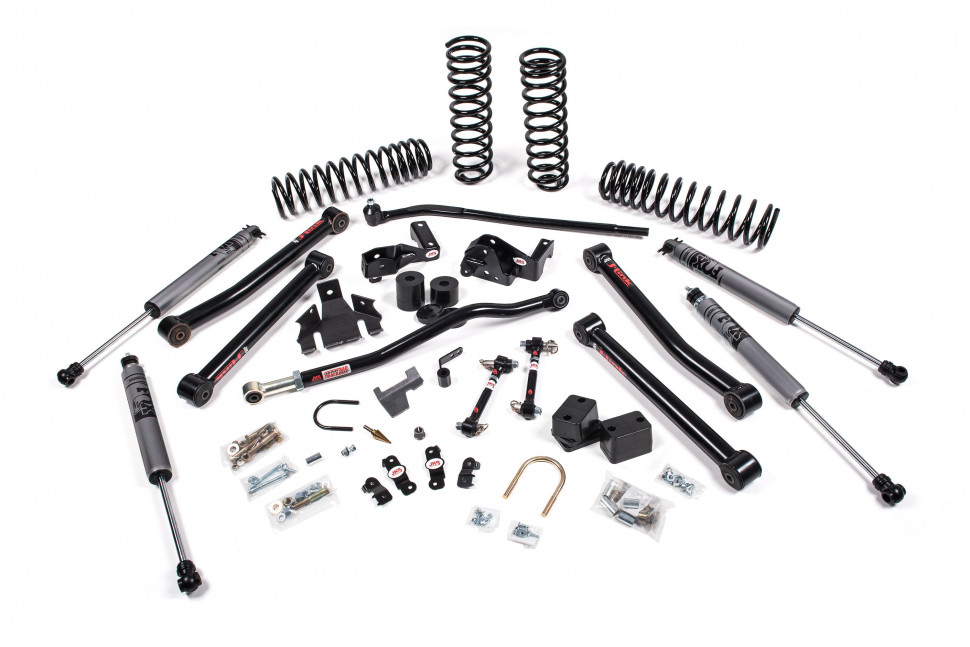 Лифт кит подвески 3.5" J-Konnect Jeep Wrangler JK 07-18 4Door с амортизаторами FOX 2.0 Performance JKS JSPEC113KFP