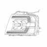 Комплект передних фар Ford F-150 04-08 LUXX-Series AlphaRex 880133