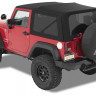 Мягкая крыша софт топ Jeep Wrangler JK 07-18 2 Door (Black Twill) Supertop NX Bestop 5482217