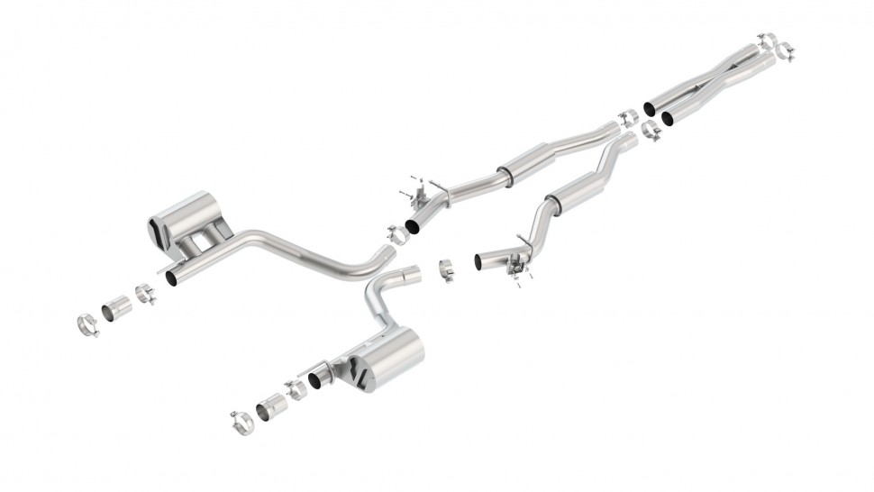 Выхлопная система Dodge Challenger 392 Hemi/SRT 392 RWD 15-22 Borla 140677