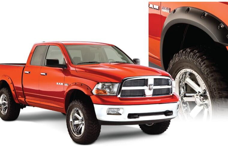 Расширители колесных арок Dodge Ram 1500 09-21 к-кт 4шт Pocket Style Bushwacker 50915-02