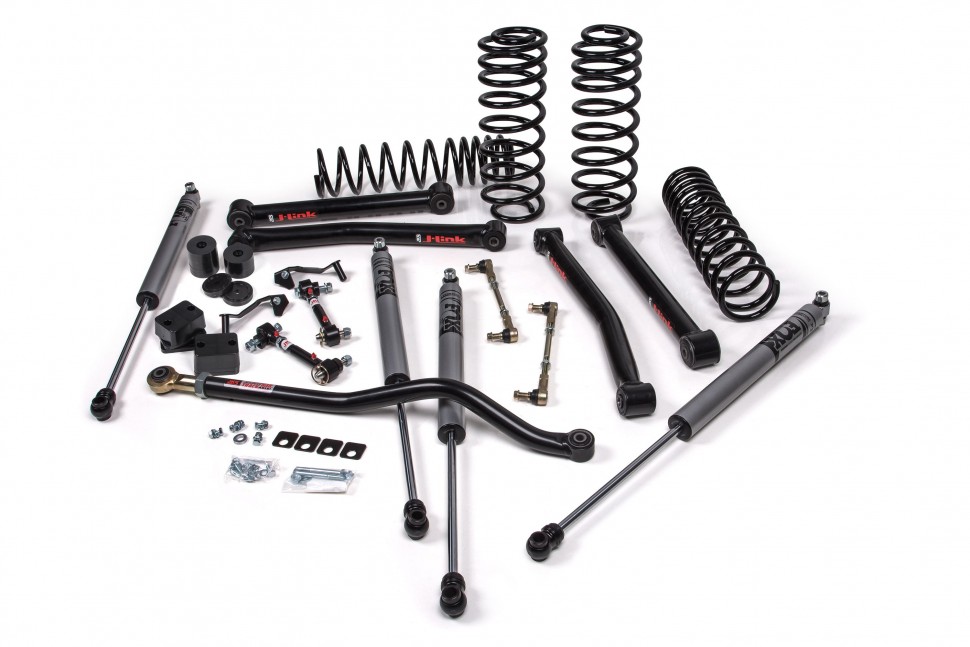Лифт кит подвески 3.5" J-Konnect Jeep Wrangler JL 18-22 4Door с амортизаторами FOX 2.0 Performance/стандартные пружины JKS JSPEC123KFP