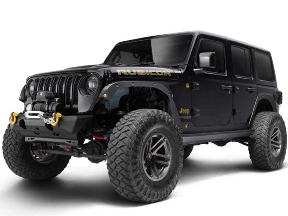 Расширители колесных арок Jeep Wrangler JL 18-25 к-кт 4 шт. Trail Armor Bushwacker 14096
