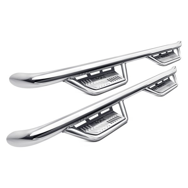 Боковые трубные пороги Chevrolet Silverado/GMC Sierra 2500/3500 15-16 Crew Cab Podium LG & SS N-FAB HPC1575CC-SS