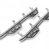 Боковые трубные пороги Chevrolet Silverado/GMC Sierra 2500/3500 15-16 Crew Cab Podium LG & SS N-FAB HPC1575CC-SS