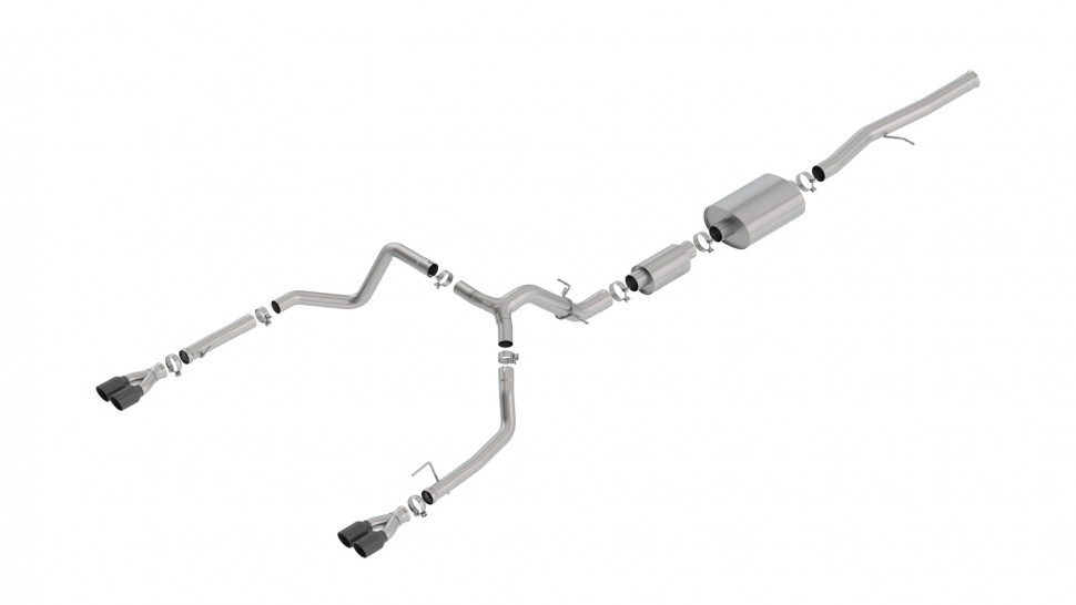 Выхлопная система Chevrolet Silverado/GMC Sierra 1500 19-22 Borla 140774BC