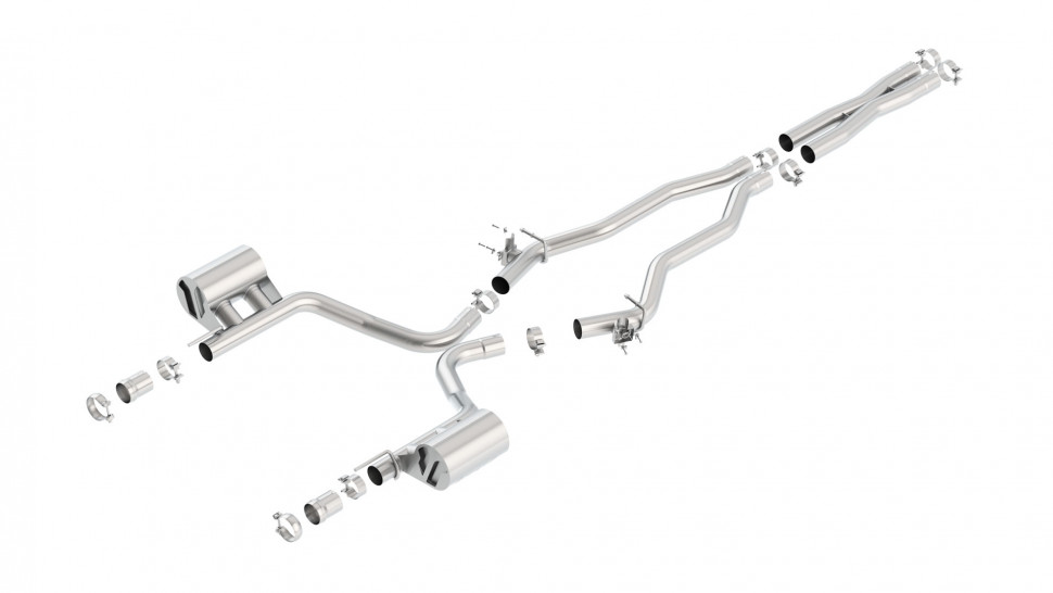 Выхлопная система Dodge Challenger 392 Hemi/SRT 392 RWD 15-22 Borla 140678
