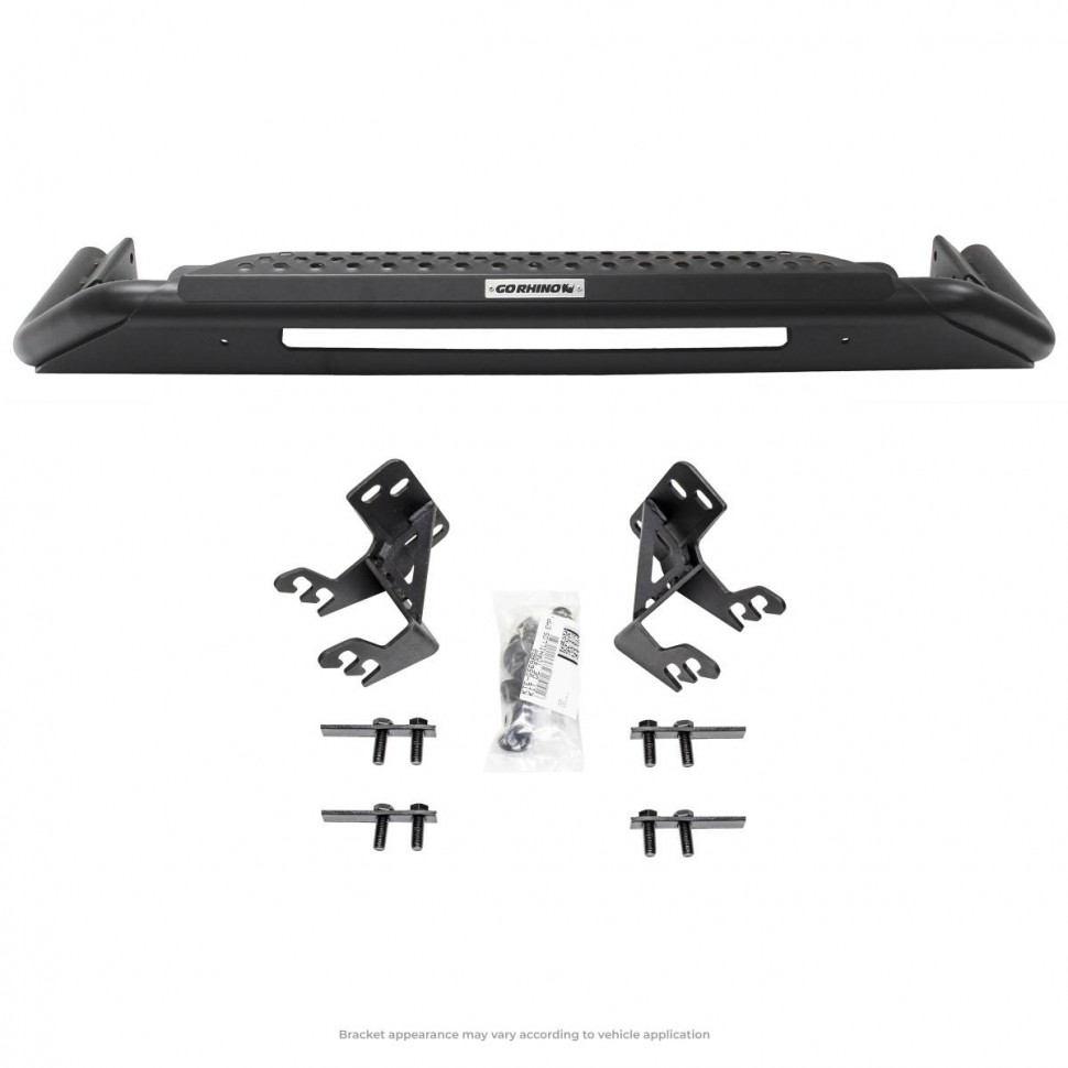 Кенгурятник с подножкой с креплениями Chevrolet Silverado 2500/3500 15-19 RC3 LR Go Rhino 561760T