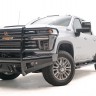 Передний бампер с защитной дугой Black Steel Chevrolet Silverado 2500/3500 11-14 Fab Fours CH11-S2760-1