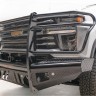 Передний бампер с защитной дугой Black Steel Chevrolet Silverado 2500/3500 11-14 Fab Fours CH11-S2760-1