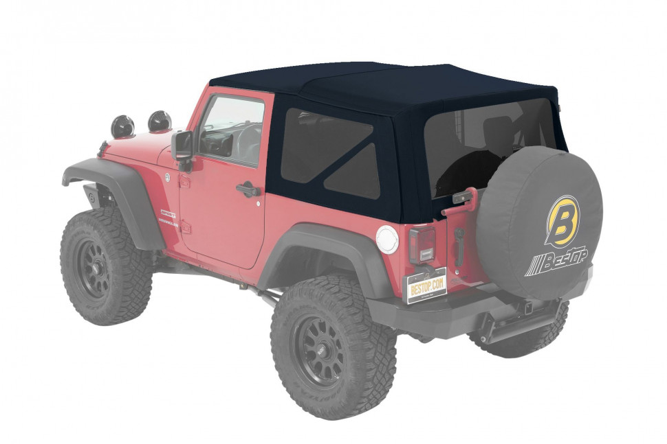 Мягкая крыша софт топ Jeep Wrangler JK 07-18 2 Door (Navy Blue) Supertop NX Bestop 5482269