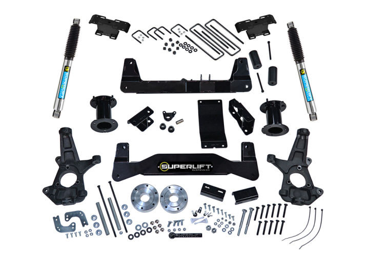 Лифт комплект подвески 6.5" Chevrolet Silverado 1500/GMC Sierra 1500 14-16 (Bilstein Shocks) Superlift K160B