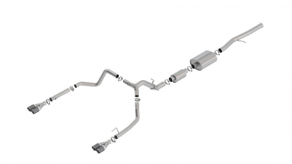 Выхлопная система Chevrolet Silverado/GMC Sierra 1500 19-22 Borla 140774CF
