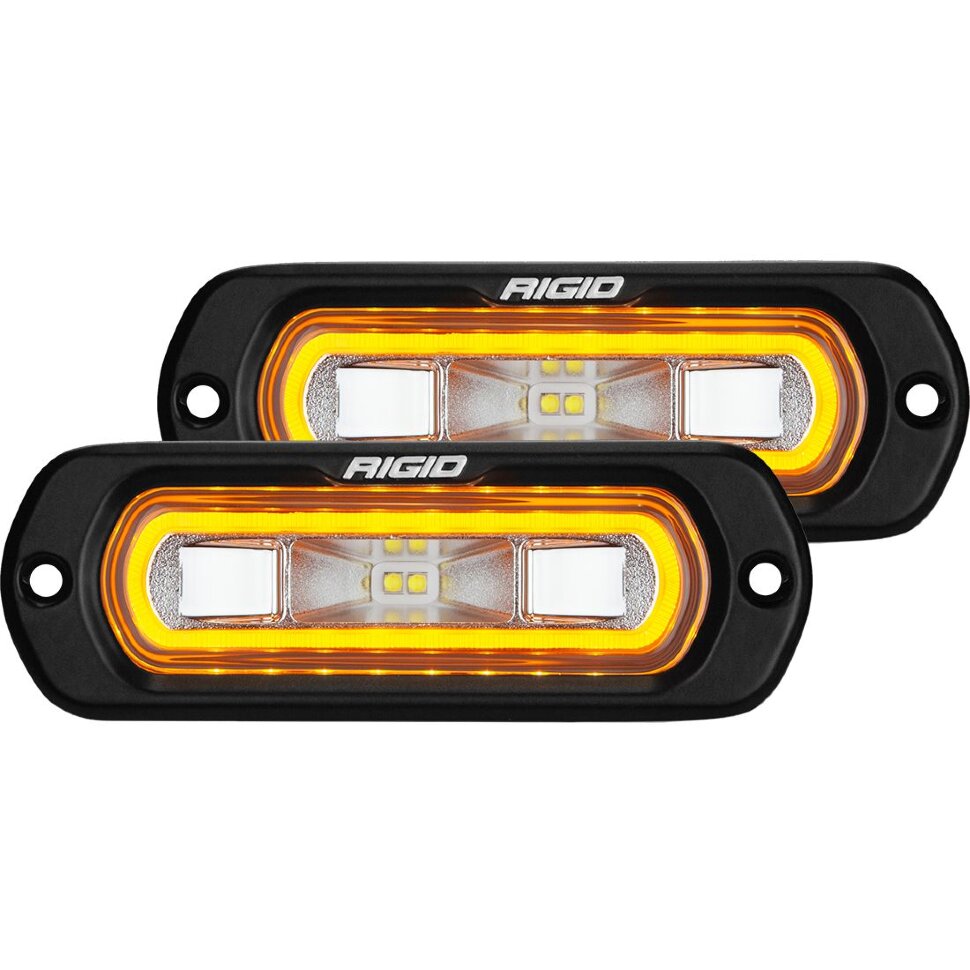 Комплект дополнительных Led фар с подсветкой 4.5x1.5" Wide/Drive SR-L Rigid Industries 53223