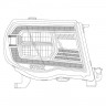 Комплект передних фар Toyota Tacoma 05-11 LUXX-Series AlphaRex 880733