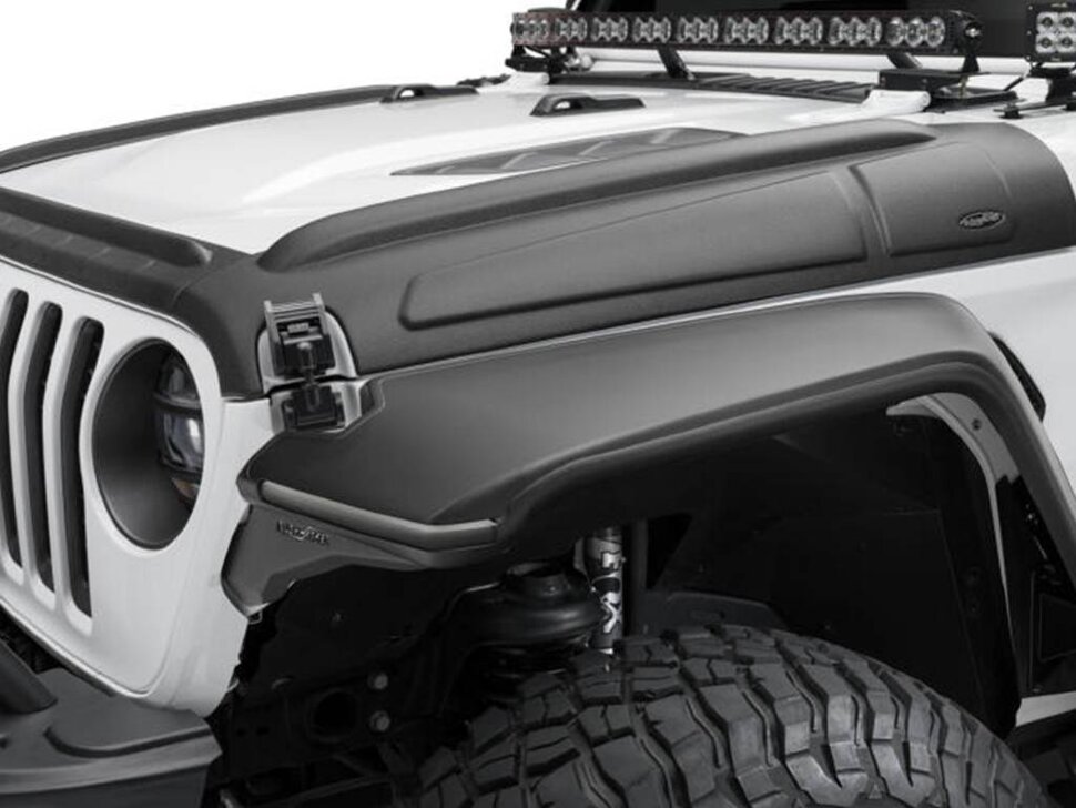 Защитa капота Jeep Wrangler JK 07-18 Trail Armor Bushwacker 14129