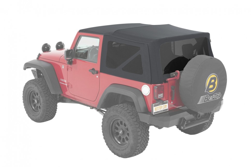 Мягкая крыша софт топ Jeep Wrangler JK 07-18 2 Door (Granite Grey) Supertop NX Bestop 5482270