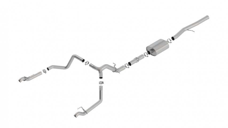 Выхлопная система Chevrolet Silverado/GMC Sierra 1500 19-22 Borla 140775