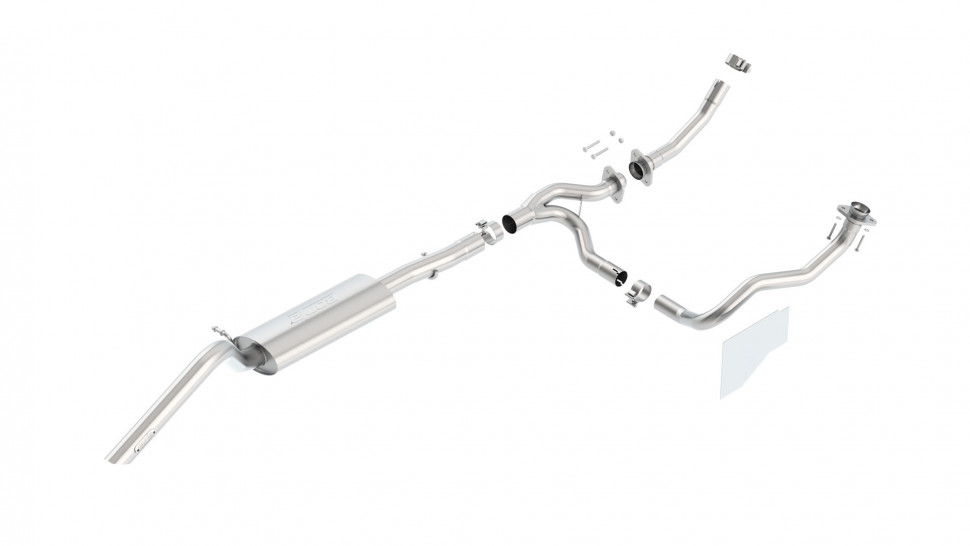 Выхлопная система Jeep Wrangler JK 12-18 Borla 140644