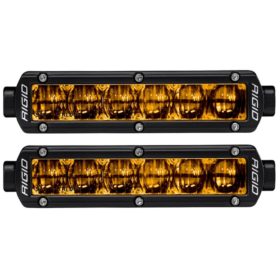 Светодиодная Led Балка 6" Желтый противотуманный свет SR-Series Pro Rigid Industries 906704