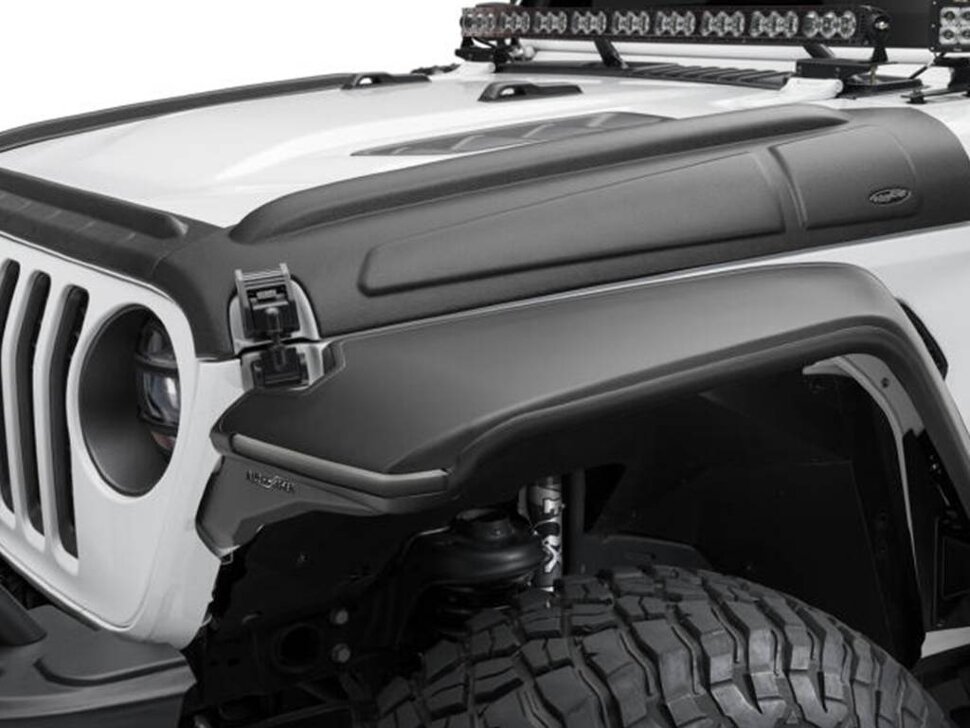 Защитa капота Jeep Wrangler JL/Gladiator JT 18-25 Trail Armor Bushwacker 14131