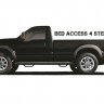 Защитные боковые пороги Ford F-250/F-350 17-22 Standard Cab Nerf N-FAB 3" F1777RC-4-TX