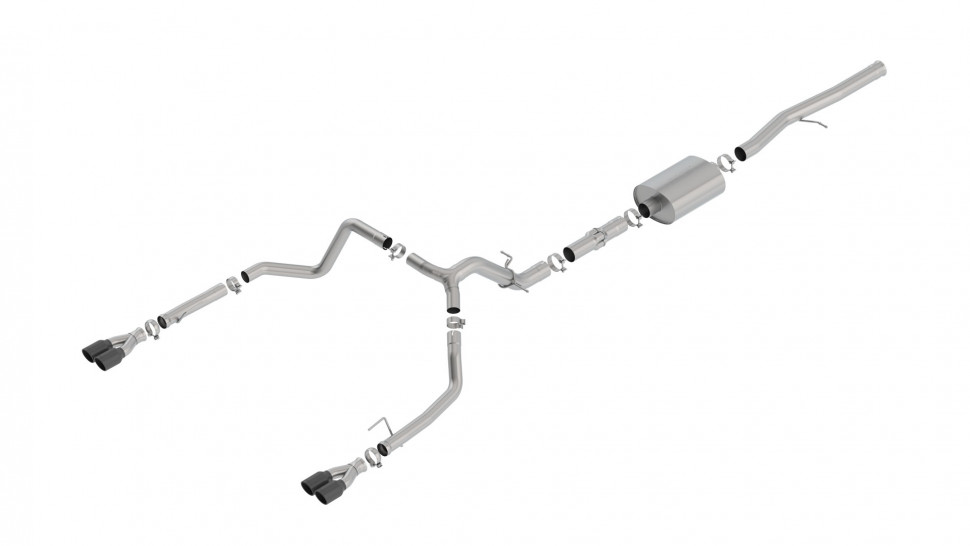 Выхлопная система Chevrolet Silverado/GMC Sierra 1500 19-22 Borla 140776BC