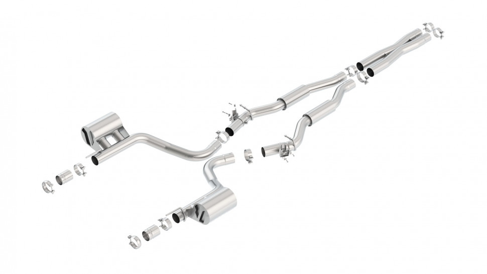 Выхлопная система Dodge Challenger Hellcat SRT RWD 15-22 Borla 140642