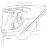 Комплект передних фар Toyota Sequoia/Tundra 07-17 LUXX-Series AlphaRex 880823