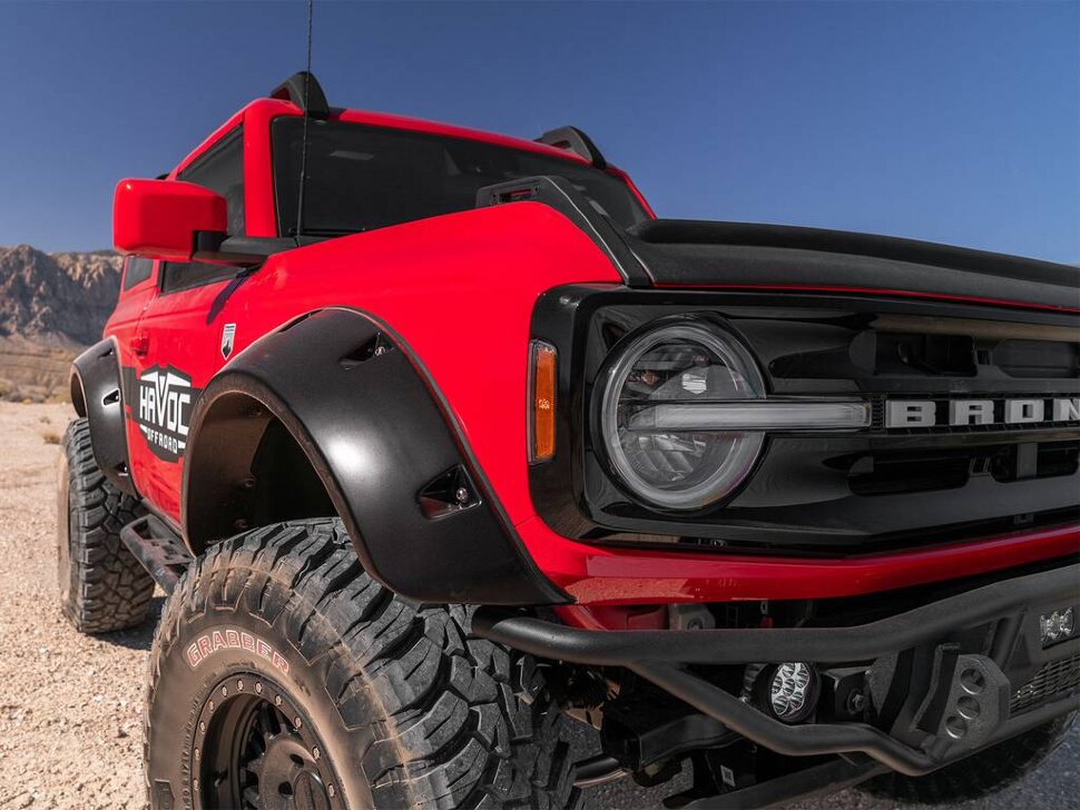 Расширители колесных арок Ford Bronco 21-25 к-кт 4 шт. Pocket Style Bushwacker 20965-02