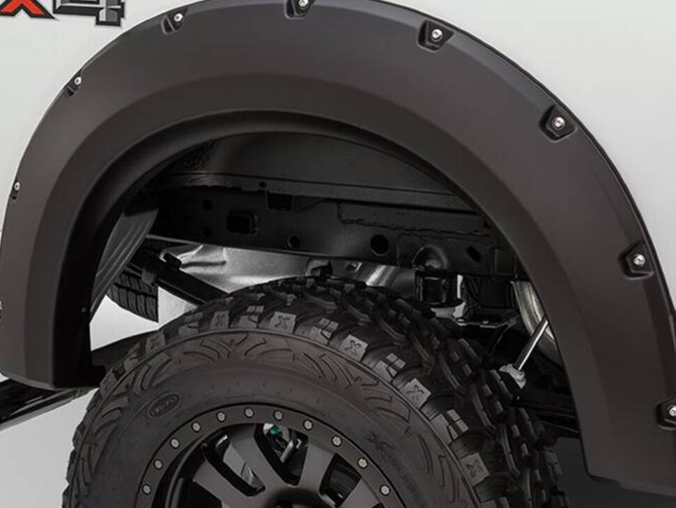 Расширители колесных арок Chevrolet Silverado 1500 14-19 задн 2шт. Max Coverage Bushwacker 40090-02