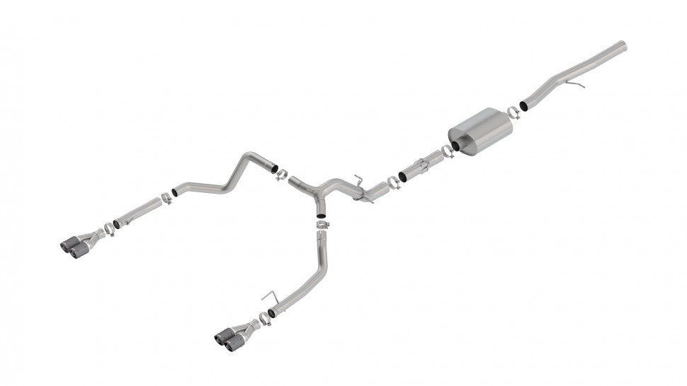 Выхлопная система Chevrolet Silverado/GMC Sierra 1500 19-22 Borla 140776CF