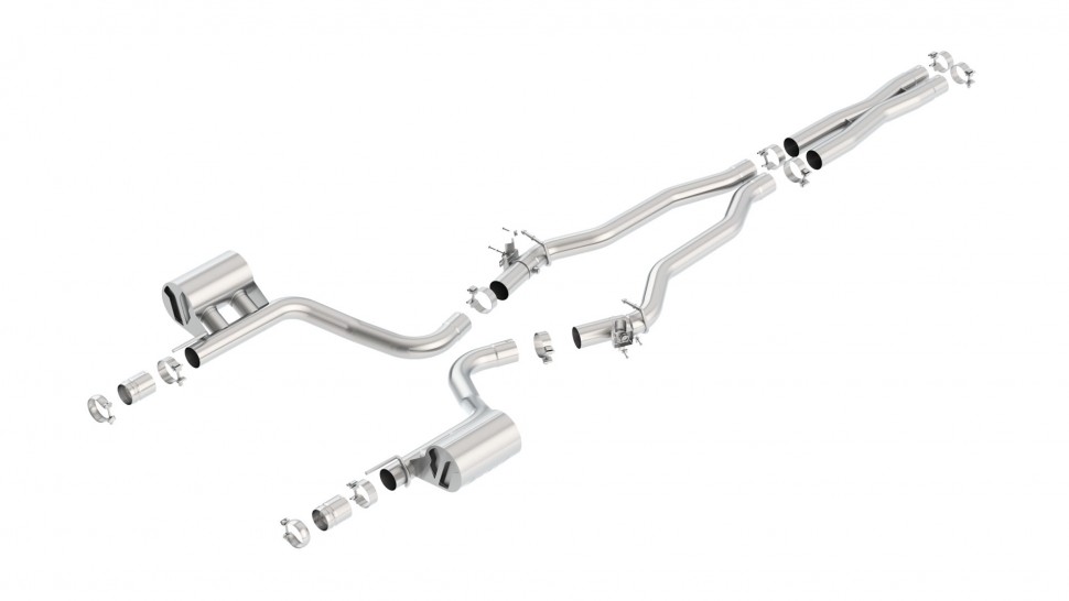 Выхлопная система Dodge Challenger Hellcat SRT RWD 15-22 Borla 140646