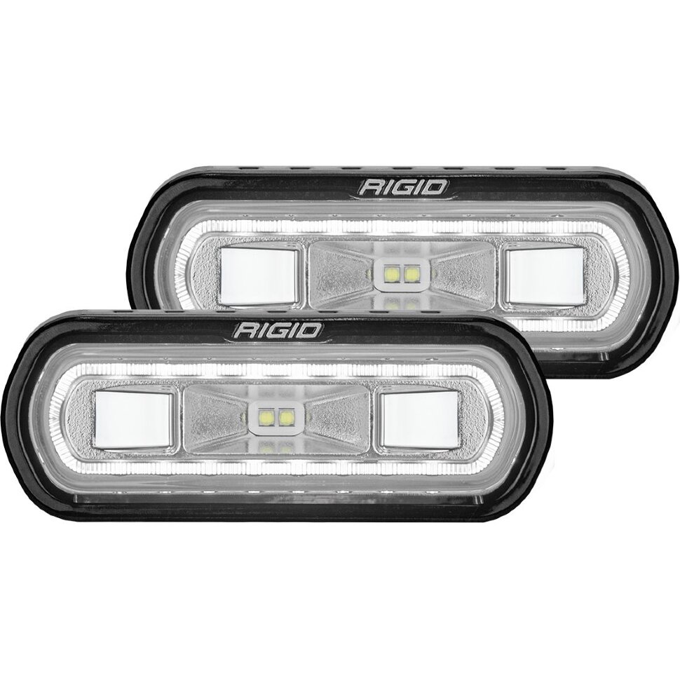 Комплект дополнительных Led фар с подсветкой 4.5x1.5" Wide/Drive SR-L Rigid Industries 53120