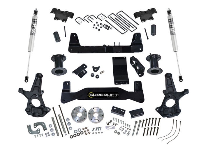 Лифт комплект подвески 6.5" Chevrolet Silverado 1500/GMC Sierra 1500 07-13 (Fox 2.0 Shocks) Superlift K162F