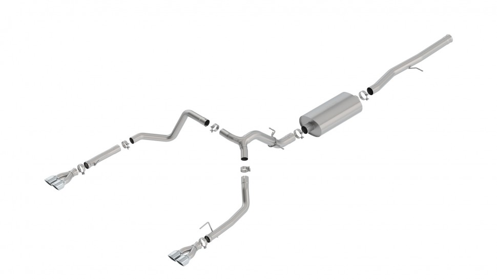 Выхлопная система Chevrolet Silverado/GMC Sierra 1500 19-22 Borla 140782