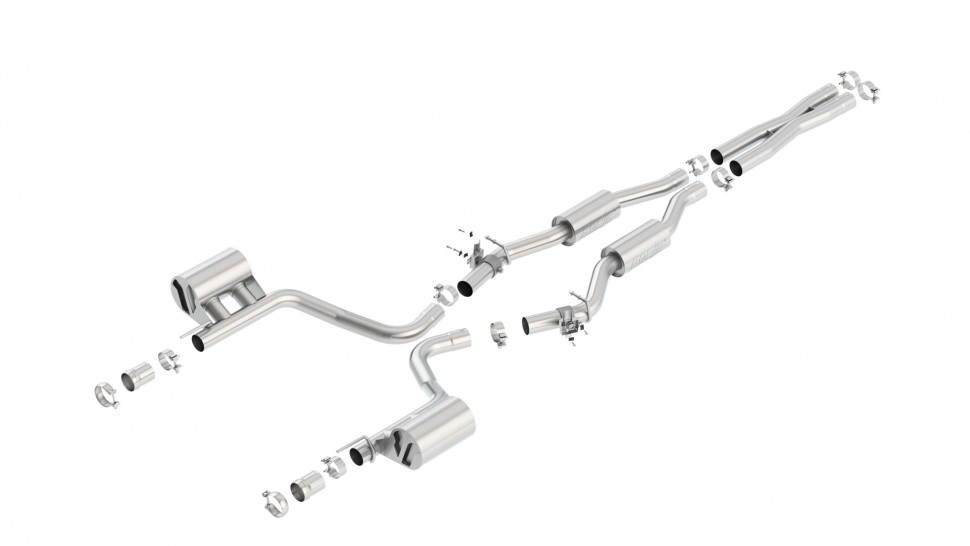 Выхлопная система Dodge Challenger 392 Hemi/SRT 392 RWD 15-22 Borla 140639