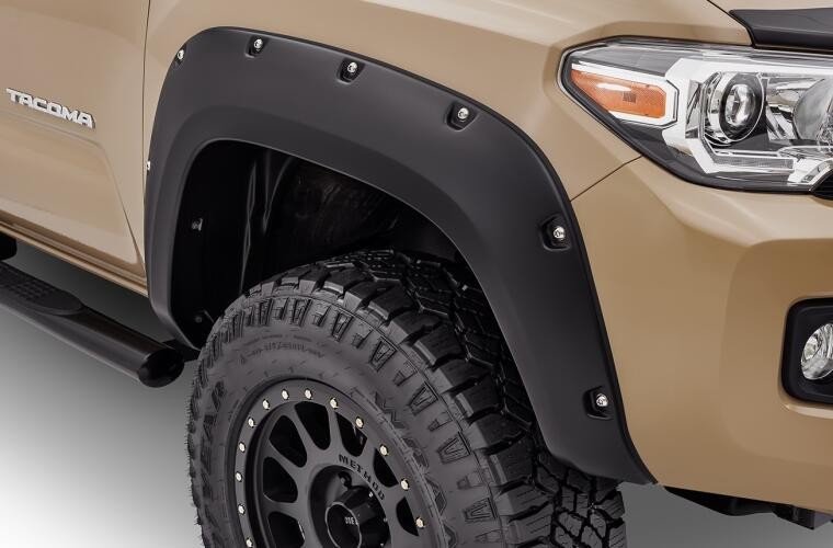 Расширители колесных арок Toyota Tacoma 16-22 к-кт 2шт перед Pocket Style Bushwacker 30047-02