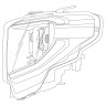 Комплект передних фар Toyota Tundra 14-21 LUXX-Series AlphaRex 880836
