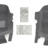 Ковровое покрытие салона передний к-кт Jeep Wrangler JL 18-22 2 Door Bedrug BRJL18F2