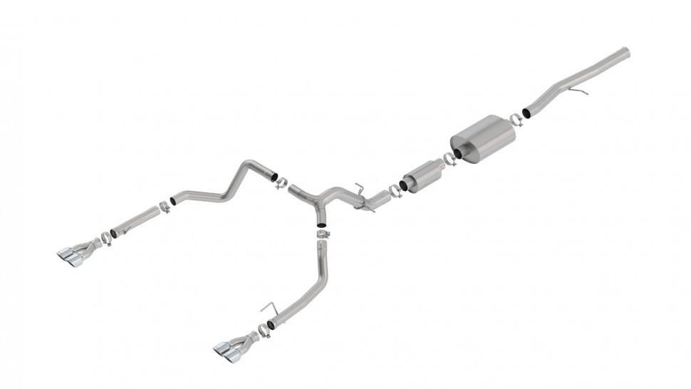 Выхлопная система Chevrolet Silverado/GMC Sierra 1500 19-22 Borla 140783